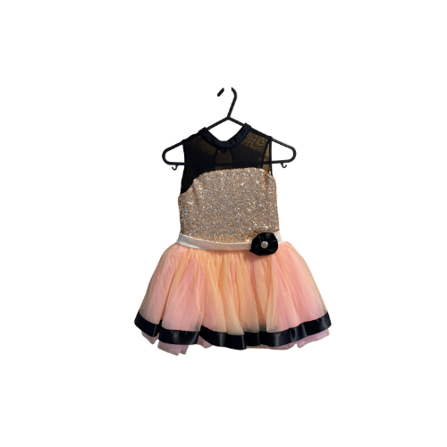 Blush Pink & Black Dress