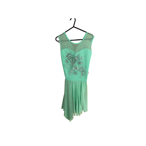 Mint Green Dress w/applique