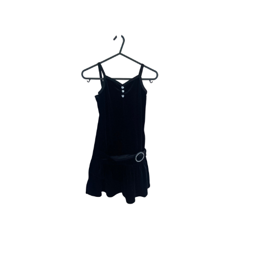 Black Drop Waist Dress