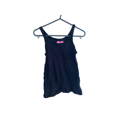 Black Vest Top