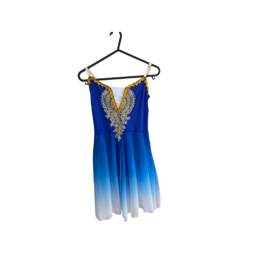 Blue Ombre Fade Dress
