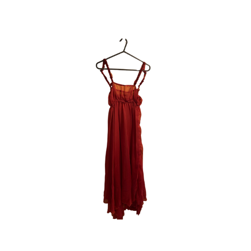 Burgundy Long Overdress