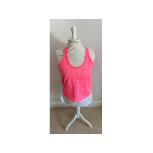 Fluorescent Pink Racerback Top
