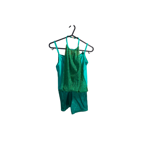 Sequin Drape Biketard