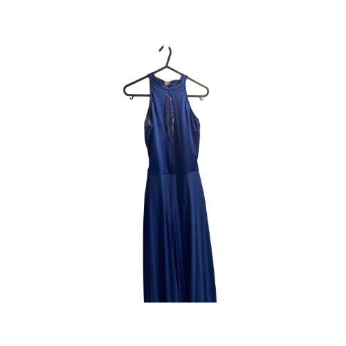 Navy Blue Culotte Catsuit