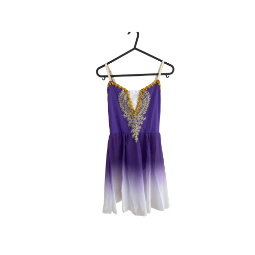 Purple Ombre Fade Dress