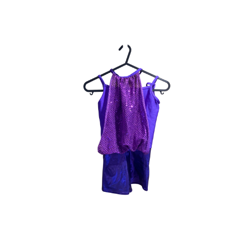 Sequin Drape Biketard