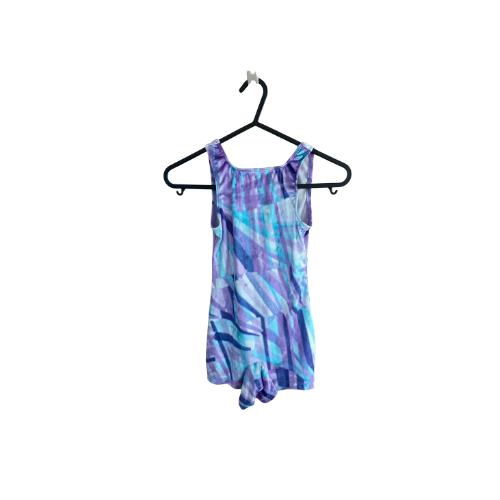Purple & Blue Biketard
