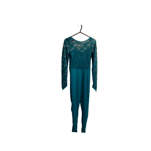 Teal Lace Catsuit
